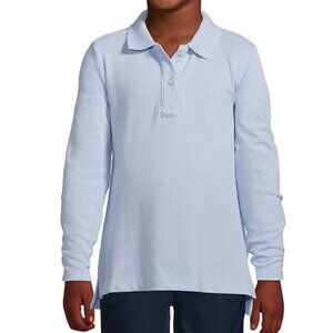 NWT - LANDS END UNIFORM LS POLO GIRLS SIZE S